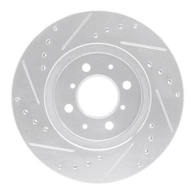 R1 88-91 Honda Prelude Front Drilled & Slotted Silver Brake Rotor Set