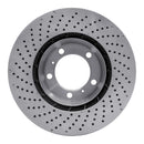 DFC 99-23 Porsche 718 Boxster Right Front Drilled Brake Rotor