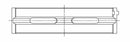 ACL VW 2.0L TSI/TFSI EA888 4cyl Standard Size High Performance Main Bearing Set w/.001 Oil Clearance