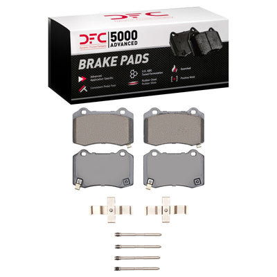 DFC 10-16 Hyundai Genesis Coupe Rear Drill/Slot Geoperf Rotors 5000 Advanced Brake Pads w/Hardware