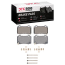 DFC 10-16 Hyundai Genesis Coupe Rear Drill/Slot Geoperf Rotors 5000 Advanced Brake Pads w/Hardware