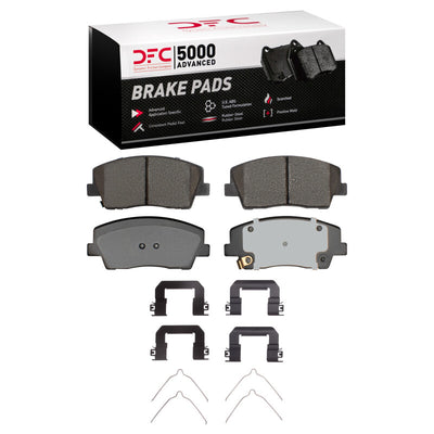 DFC 18-22 Genesis G70 Front & Rear Drill/Slot Geoperf Rotors 5000 Advanced Brake Pads w/Hardware