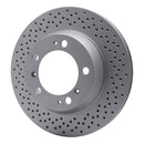 DFC 00-08 Porsche Cayman Rear Drilled GeoSPEC Coated Rotor