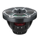 DS18 Hybrid Marine Speakers w/ Driver And RGB LED 10in 2-Way 450 Watts RMS 4 ohm Crbn Fiber w/ Cover