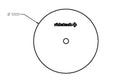 Ridetech Lower Pattern Plate 1/8in Mild Steel 5.5in OD