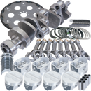 Eagle Chevy 350 1Pc 3.750in Crank 5.700in I-Beam Rods -10cc 4.030in Pistons Balanced Assembly