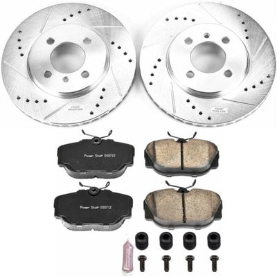 Power Stop 91-92 BMW 318i Front Z23 Evolution Sport Brake Kit w/Calipers