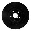 R1 13-20 Subaru WRX Front & Rear Drill/Slot Black Rotors w/Optimum Pads