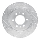 R1 09-09 Ford F-150 Front Drilled & Slotted Silver Brake Rotor Set