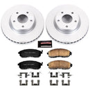 Power Stop 2019 Nissan Sentra Front & Rear Z17 Evolution Geomet Coated Brake Kit