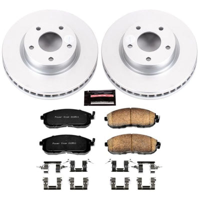 Power Stop 13-18 Nissan Sentra Front & Rear Z17 Evolution Geomet Coated Brake Kit
