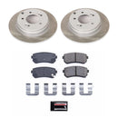 Power Stop 2015 Hyundai Sonata Front and Rear Semi-Coated Rotor Kit