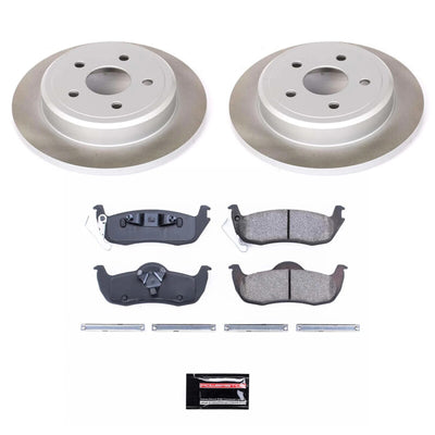Power Stop 06-10 Jeep Commander Front and Rear Semi-Coated Rotor Kit