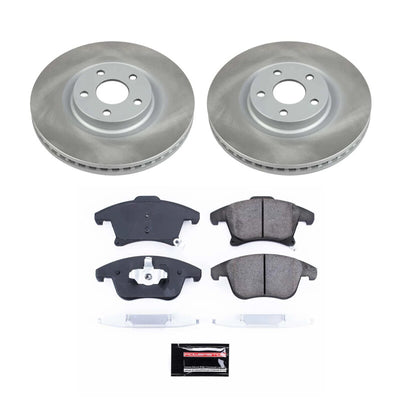 Power Stop 19-20 Ford Police Responder Hybrid Front and Rear Semi-Coated Rotor Kit