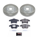 Power Stop 19-20 Ford Police Responder Hybrid Front and Rear Semi-Coated Rotor Kit