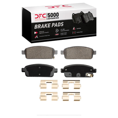 DFC 18-18 Chevrolet Cruze Front & Rear Rotors with 5000 Advanced Brake Pads w/Hardware