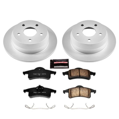 Power Stop 99-02 Jeep Grand Cherokee Front & Rear Z17 Evolution Geomet Coated Brake Kit