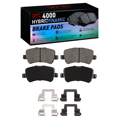 DFC 16-17 Volvo XC60 Front & Rear Geospec Rotors w/4000 HybriDynamic Brake Pads w/Hardware