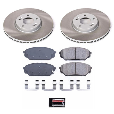 Power Stop 07-12 Hyundai Veracruz Front and Rear Semi-Coated Rotor Kit