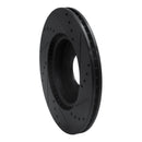 R1 17-22 Hyundai Ioniq Front Left Drilled & Slotted Black Brake Rotor