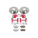 Power Stop 99-02 Ford Mustang Front & Rear Z26 Street Warrior Brake Kit w/Calipers