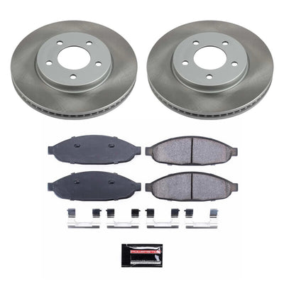 Power Stop 04-08 Chrysler Pacifica Front and Rear Semi-Coated Rotor Kit