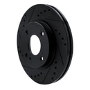 R1 11-19 Ford Figo (Mexico) Front Left Drilled & Slotted Black Brake Rotor