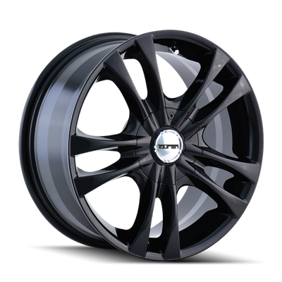 Touren 3222 TR22 16x7 / 4x100/114.3 BP / 40mm Offset / 67.1mm Hub Gloss Black Wheel