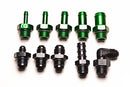 Radium Engineering Universal Hose Barb Adapter For 1-1/4in ID Hose ( w/ 1/4NPT Port) - Green
