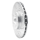 R1 04-08 Acura TL Front Drill & Slot Silver Rotors