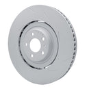 DFC 17-18 Porsche Macan Right Front Slotted Hi-Carbon Alloy Geomet Coated Rotor