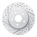 R1 19-25 Buick Envision Rear Left Drilled & Slotted Geo-Carbon Rotor