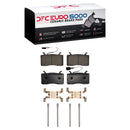 DFC 17-25 Alfa Romeo Stelvio Front & Rear Rotors with Euro 5000 Ceramic Brake Pads w/Hardware