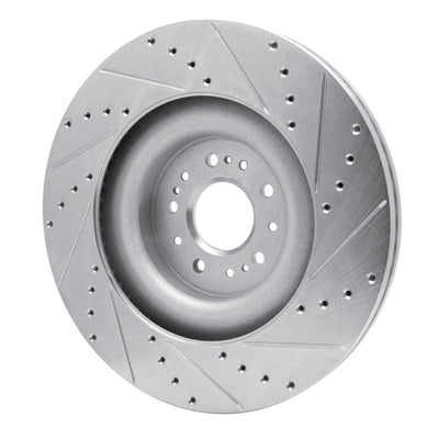 R1 17-22 Genesis G90 Front Drilled & Slotted Silver Brake Rotor Set