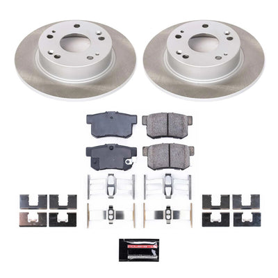 Power Stop 03-07 Honda Accord Front and Rear Semi-Coated Rotor Kit