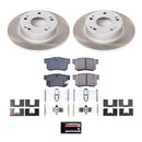 Power Stop 03-07 Honda Accord Front and Rear Semi-Coated Rotor Kit