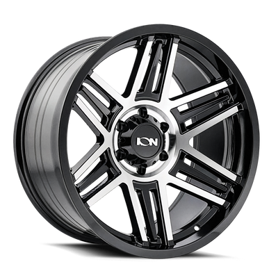 ION Type 147 17x9 / 8x170 BP / 0mm Offset / 125.2mm Hub Black/Machined Wheel