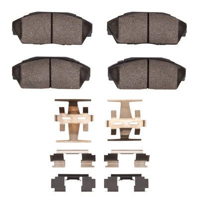 DFC 88-91 Honda Accord Front Rotors w/4000 HybriDynamic Brake Pads w/Hardware