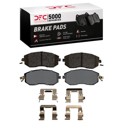 DFC 10-20 Scion FR-S Front Drilled & Slotted Geoperformance Rotors 5000 Advanced Pads w/Hardware
