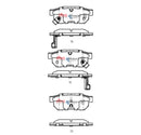 DBA 90-01 Acura Integra Rear SSEV Street Series Brake Pads