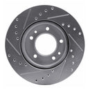 R1 86-91 Mazda RX-7 Front & Rear Drilled & Slotted Silver Brake Rotor Set