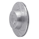 R1 07-21 BMW 320i Front Drilled & Slotted Silver Brake Rotor Set