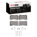 DFC 07-11 Ford Mustang Front & Rear Geospec Rotors with 5000 Advanced Brake Pads w/Hardware