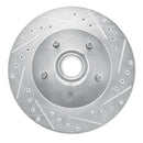R1 1969-1996 Buick Estate Wagon Front Right Drilled & Slotted Silver Brake Rotor