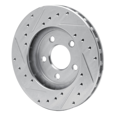 R1 84-95 Chrysler Imperial Front Drilled & Slotted Silver Brake Rotor Set