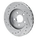 R1 84-95 Chrysler Imperial Front Drilled & Slotted Silver Brake Rotor Set