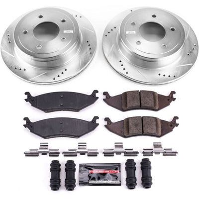 Power Stop 04-06 Ford E-150 Rear Z23 Evolution Sport Brake Kit w/Calipers