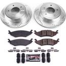 Power Stop 04-06 Ford E-150 Rear Z23 Evolution Sport Brake Kit w/Calipers