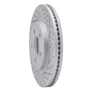 R1 03-11 Ford Crown Victoria Front Right Drilled & Slotted Geo-Carbon Rotor