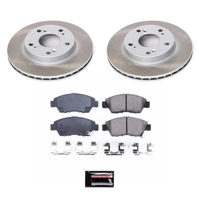 Power Stop 02-06 Acura RSX Front and Rear Semi-Coated Rotor Kit